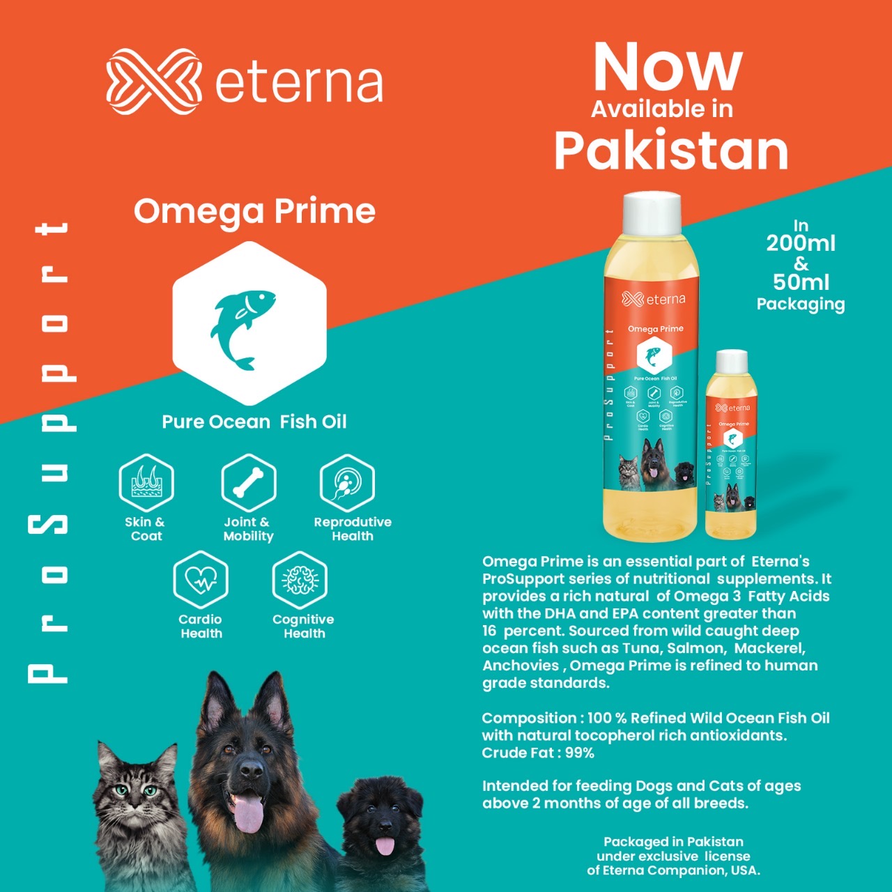 Eterna Salmon Oil 200ml