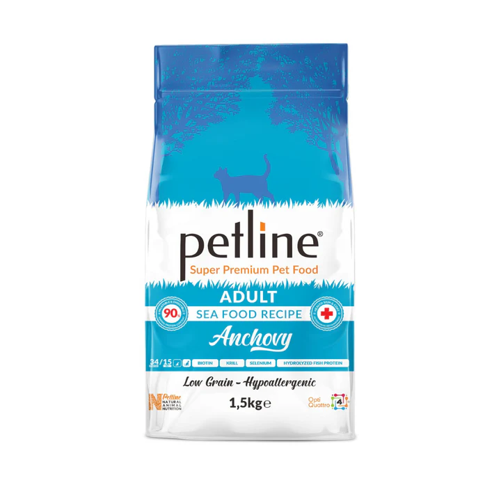 Petline Super Premium Adult Cat Food Sea Food Selection 1.5kg