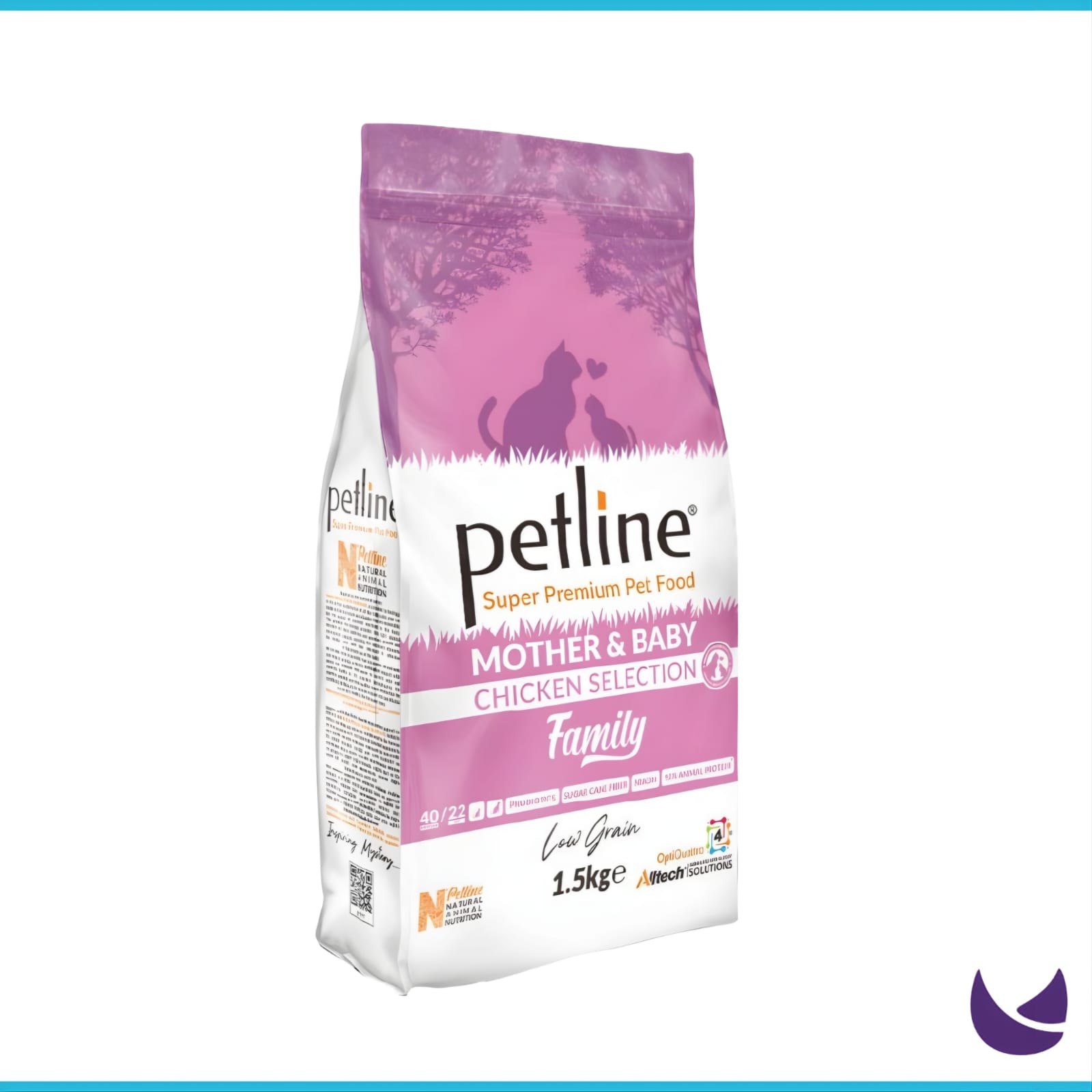 Petline Mother and Baby Cat Food (Chicken Selection) 1.5kg