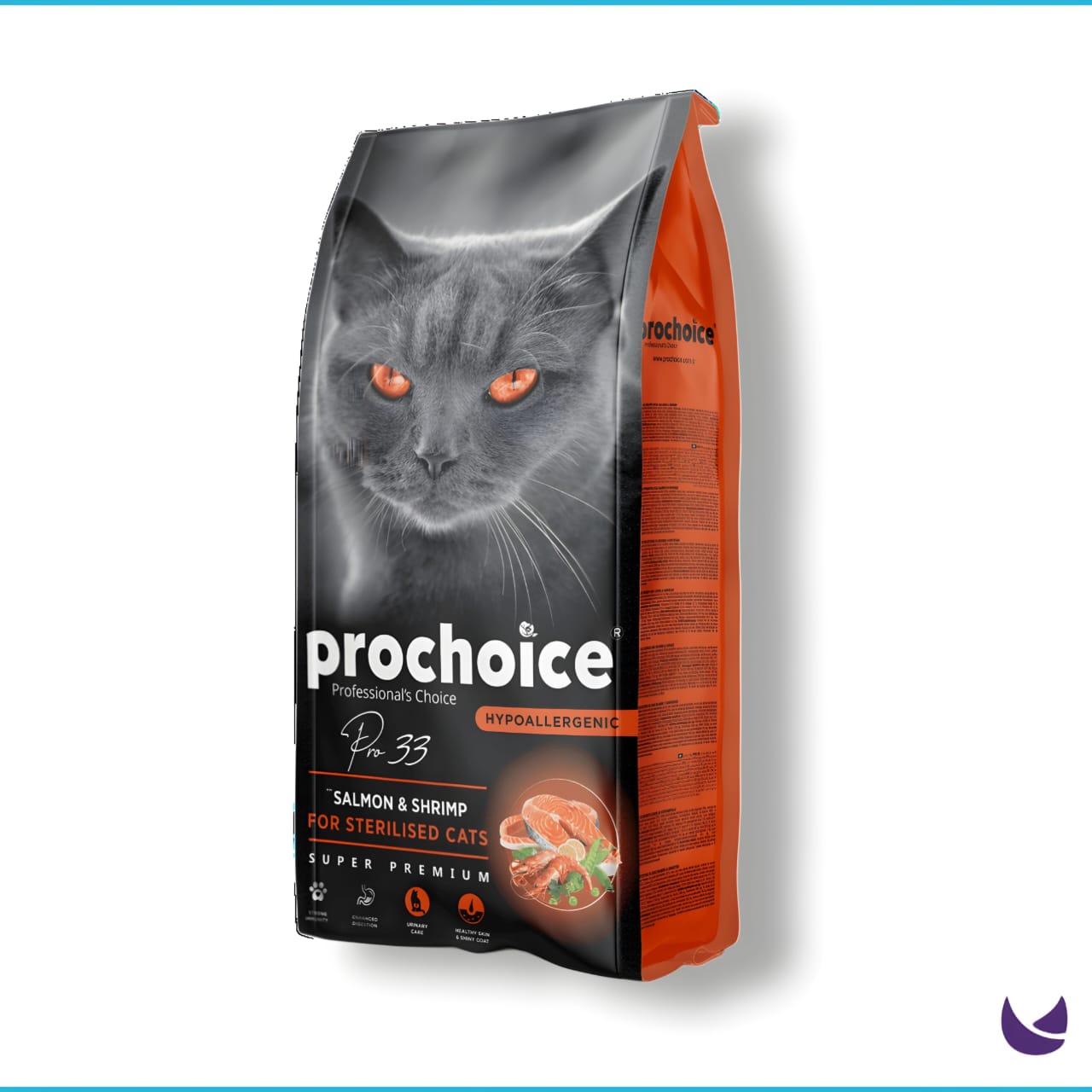 Prochoice Pro33 Adult Cat Food Salmon & Shrimp Recipe